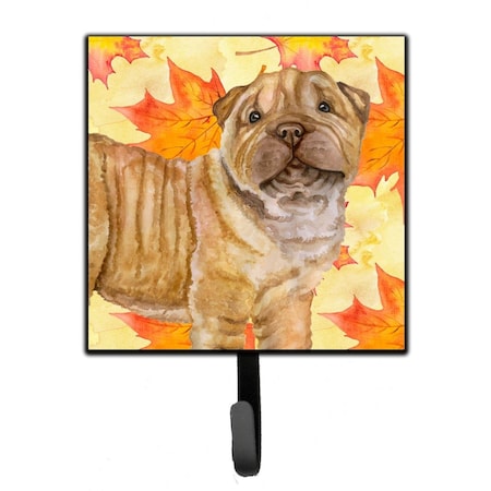 Jensendistributionservices Shar Pei Puppy Fall Leash or Key Holder MI1656643